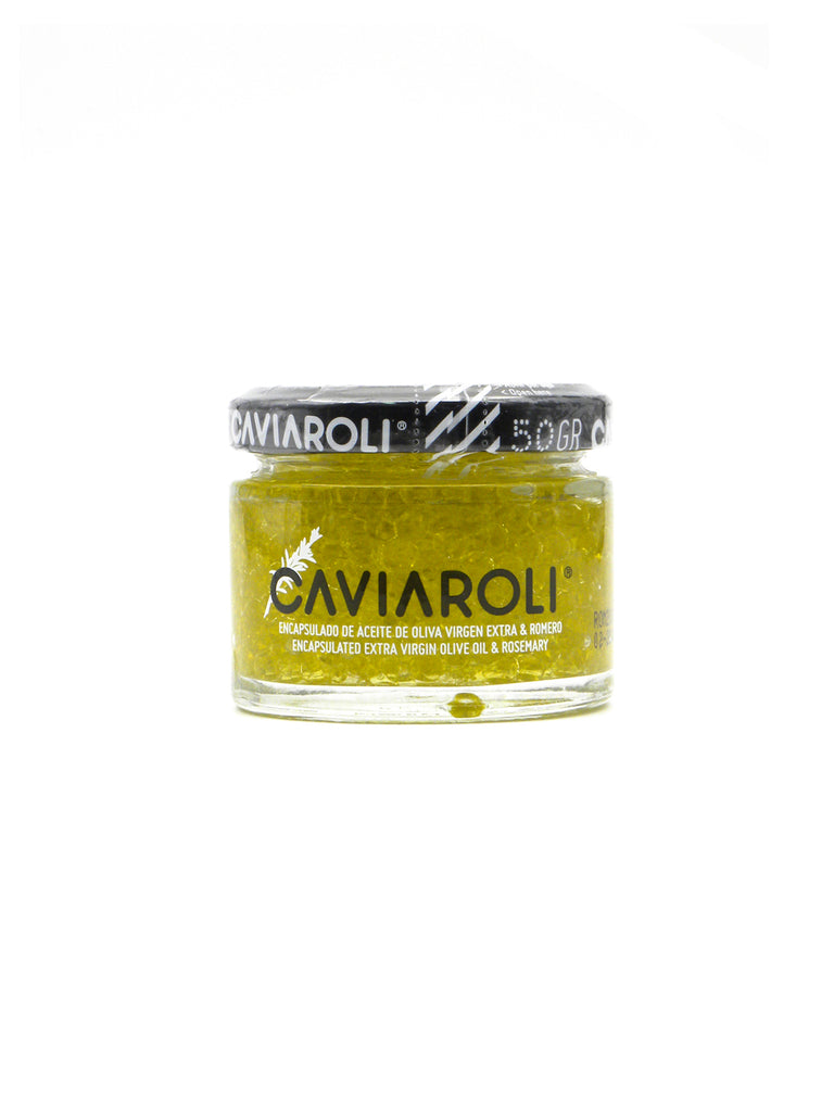 caviar de aceite de oliva virgen extra y romero