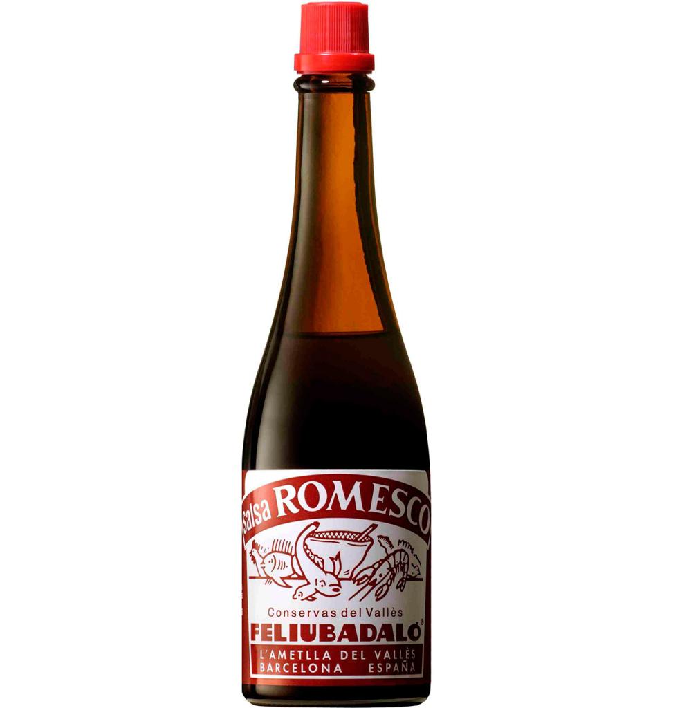 salsa romesco feliubadalo botella de 180 ml
