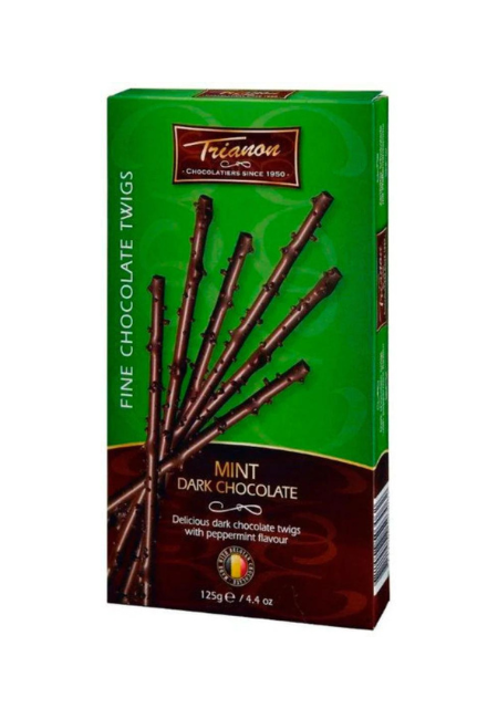 Chocolate belga Twigs Mint Trianon