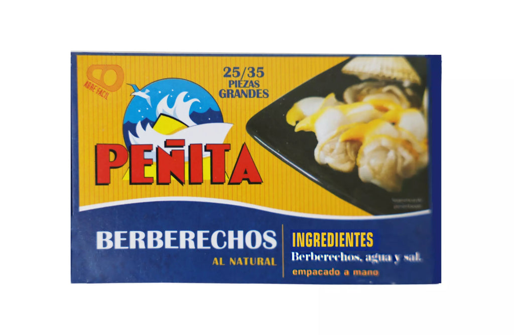 Berberechos al natural 25/35 piezas Peñita