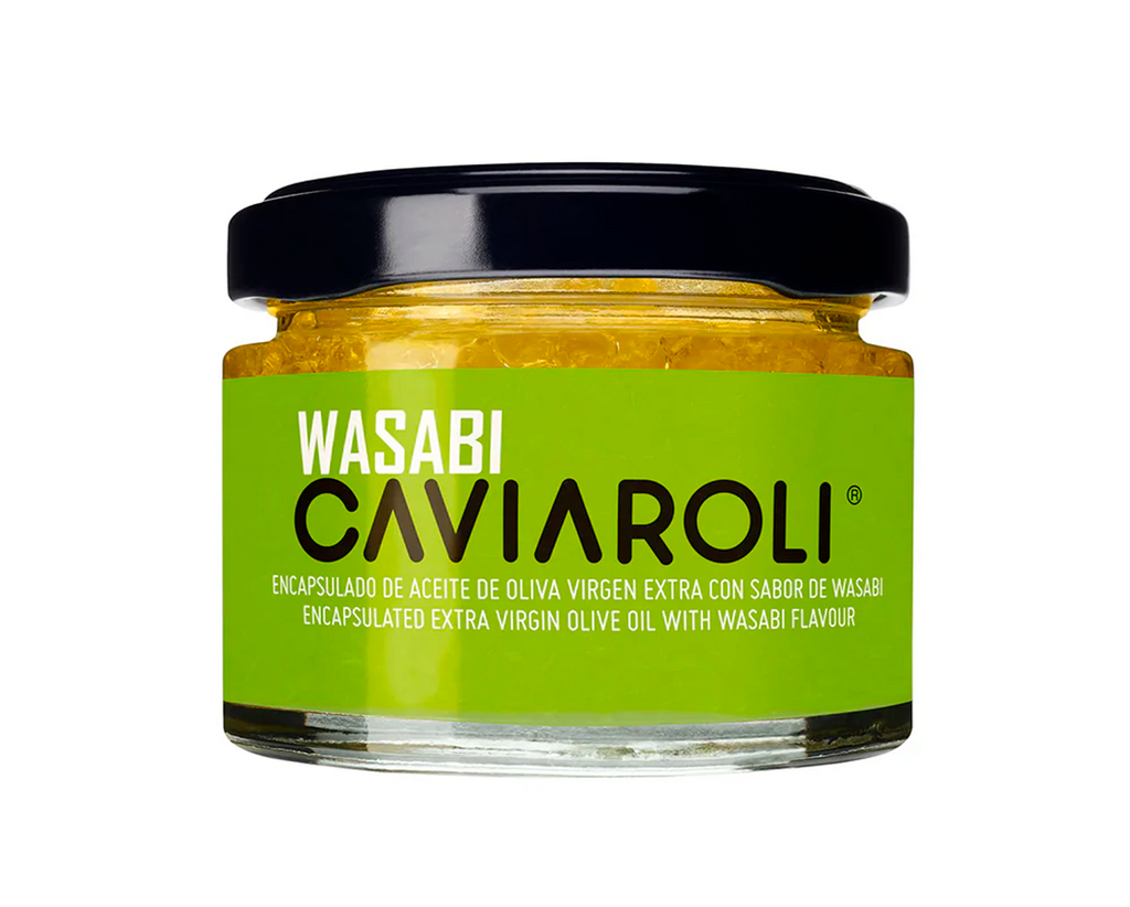 Caviaroli perlas de aceite de oliva virgen con Wasabi 