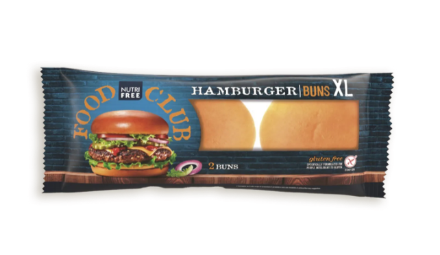 Pan de hamburguesa XL NUTRI FREE sin gluten 2 unidades